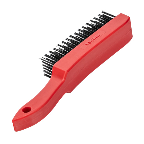 Щетка зачистная шестирядная, закаленная прямая проволока с пластиковой ручкой Matrix по ценам производителя в Екатеринбурге с доставкой по всей России