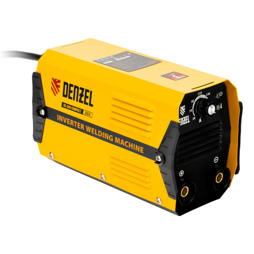 Аппарат инверторный дуговой сварки DS-200 Compact, 200 А, ПВ 70%, диаметр электрода 1.6-5 мм Denzel по ценам производителя в Екатеринбурге с доставкой по всей России