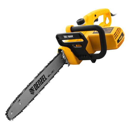 Пила цепная электрическая EDS-1800P, 1.8 кВт,поперечная, шина 40 см, шаг 3/8, паз 1.3 мм, 57 звеньев Denzel по ценам производителя в Екатеринбурге с доставкой по всей России