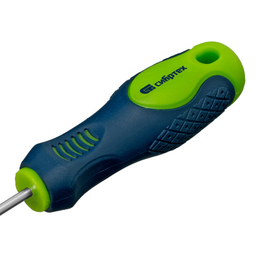 Отвертка, SL3 х 100 мм, CrV, двухкомпонентная рукоятка Сибртех по ценам производителя в Екатеринбурге с доставкой по всей России