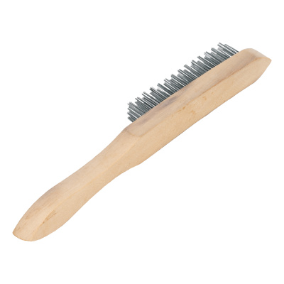 Щетка четырехрядная металлическая с деревянной ручкой Sparta по ценам производителя в Екатеринбурге с доставкой по всей России