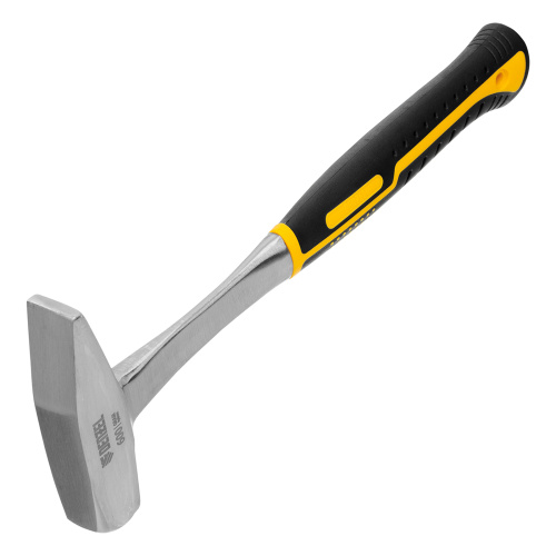 Молоток слесарный 600 г, цельнометаллический, двухкомпонентная рукоятка Denzel по ценам производителя в Екатеринбурге с доставкой по всей России