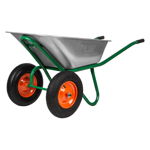 Тачка садово-строительная, 2-х колесная, усиленная, грузоподъемность 320 кг, объем 100 л Palisad по ценам производителя в Екатеринбурге с доставкой по всей России