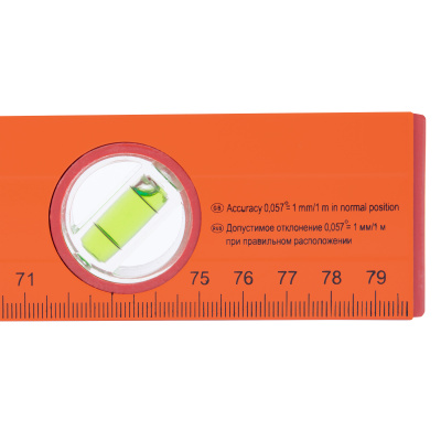 Уровень алюминиевый, 800 мм, 3 глазка, желтый, линейка Sparta по ценам производителя в Екатеринбурге с доставкой по всей России