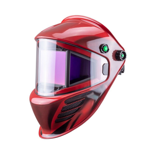 Маска сварщика КОРУНД МЕГА красная (ф-р MEGA LED) в коробке по ценам производителя в Екатеринбурге с доставкой по всей России