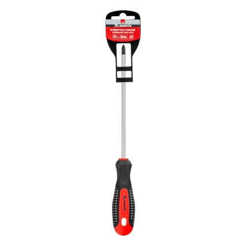 Отвертка Fusion, PH1 х 150 мм, CrV, трехкомпонентная рукоятка "Anti slip" Matrix по ценам производителя в Екатеринбурге с доставкой по всей России