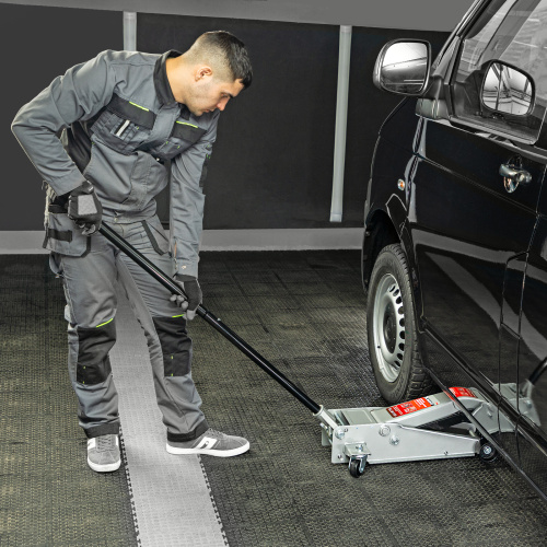 Домкрат гидравлический подкатной профессиональный, быстрый подъем, 3 т, 130-465 мм. Quick Matrix по ценам производителя в Екатеринбурге с доставкой по всей России