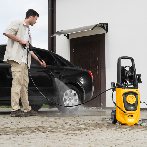 Моечная машина высокого давления R-170D, 2000 Вт, 170 бар, 360 л/ч, с барабаном Denzel по ценам производителя в Екатеринбурге с доставкой по всей России
