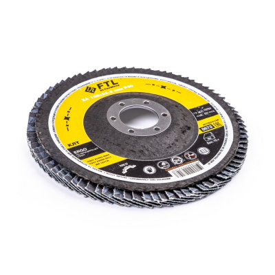 Круг лепестковый для шлифования по нержавеющей стали FTL Ergo цирконий 27 125 х 22,2 мм P40 по ценам производителя в Екатеринбурге с доставкой по всей России