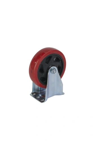 Колесо неповоротное усиленное полиуретан FCM 55 125 мм по ценам производителя в Екатеринбурге с доставкой по всей России