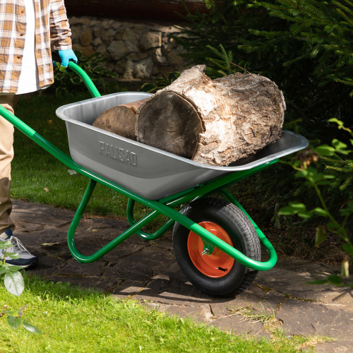 Тачка садово-строительная, усиленная, грузоподъемность 200 кг, объем 90 л Palisad по ценам производителя в Екатеринбурге с доставкой по всей России