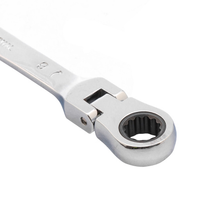 Ключ комбинированный трещоточный, 9 мм, CrV, шарнирный, зеркальный хром Matrix по ценам производителя в Екатеринбурге с доставкой по всей России