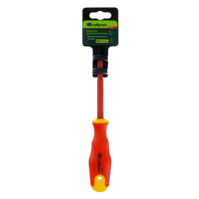 Отвертка диэлектрическая PH2 х 100 мм, CrV, до 1000 В, двухкомпонентная рукоятка Сибртех по ценам производителя в Екатеринбурге с доставкой по всей России