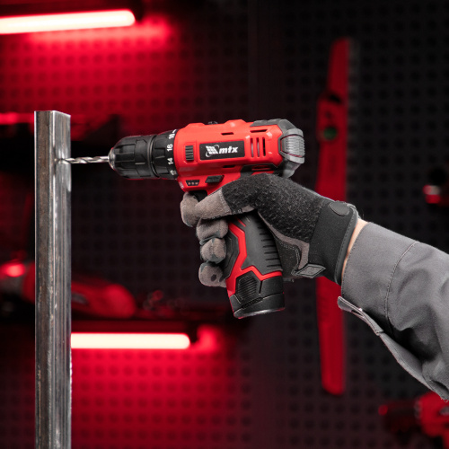 Дрель-шуруповерт аккумуляторная MCDL-12-02P, Li-Ion, 12 В, 2 акк. MTX по ценам производителя в Екатеринбурге с доставкой по всей России