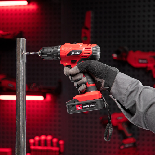 Дрель-шуруповерт аккумуляторная MCDL-18-02, Li-Ion, 18 В, 2 акк. MTX по ценам производителя в Екатеринбурге с доставкой по всей России