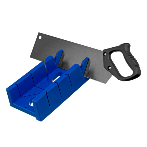 Стусло пластиковое, синее, 4 угла для запила, пила 350 мм Сибртех по ценам производителя в Екатеринбурге с доставкой по всей России