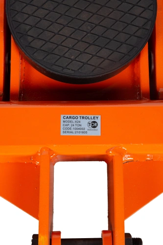 Роликовая платформа поворотная TOR X24 г/п 24 т (с ручкой) по ценам производителя в Екатеринбурге с доставкой по всей России