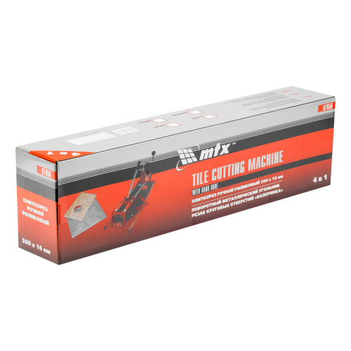 Плиткорез 500 х 16 мм, "Балеринка", поворотный металлический угольник MTX по ценам производителя в Екатеринбурге с доставкой по всей России