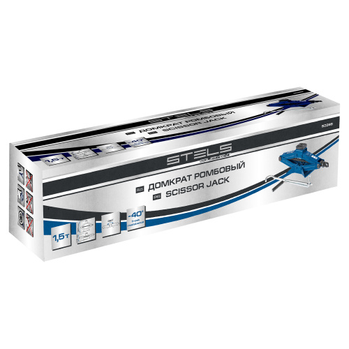 Ромбовый домкрат, 1.5 т, 110-360 мм Stels по ценам производителя в Екатеринбурге с доставкой по всей России