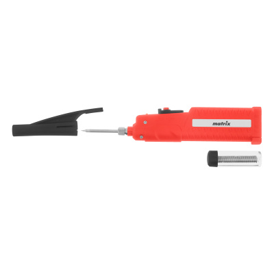 Паяльник беспроводной 4.5 В, 8 Вт, 350°С, припой 10 г, работа от элементов питания 3хАА Matrix по ценам производителя в Екатеринбурге с доставкой по всей России