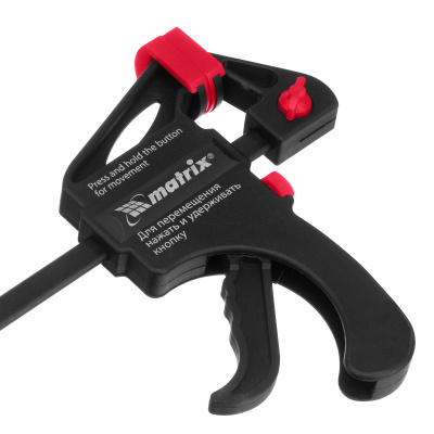 Струбцина универсальная, быстрозажимная, F-образная, 300 х 415 х 45 мм, пластиковый корпус Matrix по ценам производителя в Екатеринбурге с доставкой по всей России