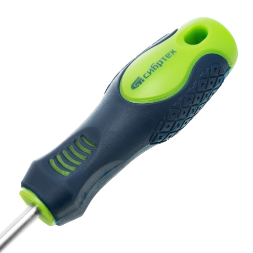 Отвертка, PZ1 х 80 мм, CrV, двухкомпонентная рукоятка Сибртех по ценам производителя в Екатеринбурге с доставкой по всей России