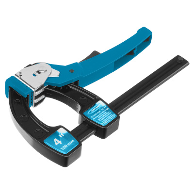 Струбцина реечная быстрозажимная 4, металлический корпус, рычажный храповой механизм, 100 мм Gross по ценам производителя в Екатеринбурге с доставкой по всей России