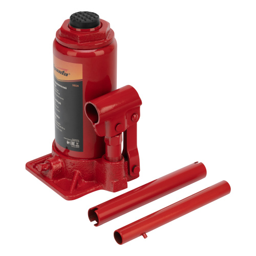 Домкрат гидравлический бутылочный, 8 т, h подъема 200-385 мм Sparta по ценам производителя в Екатеринбурге с доставкой по всей России