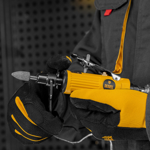 Пневмошлифмашина прямая PGS25000, 25000 об/мин, 10 шлиф. камней, цанга - 3, 6 мм, 113 л/мин Denzel по ценам производителя в Екатеринбурге с доставкой по всей России