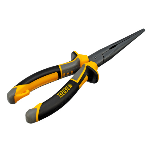 Длинногубцы прямые 205 мм, трехкомпонентные рукоятки Denzel по ценам производителя в Екатеринбурге с доставкой по всей России