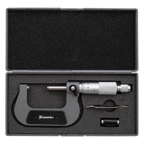 Микрометр механический,25-50 мм Matrix по ценам производителя в Екатеринбурге с доставкой по всей России