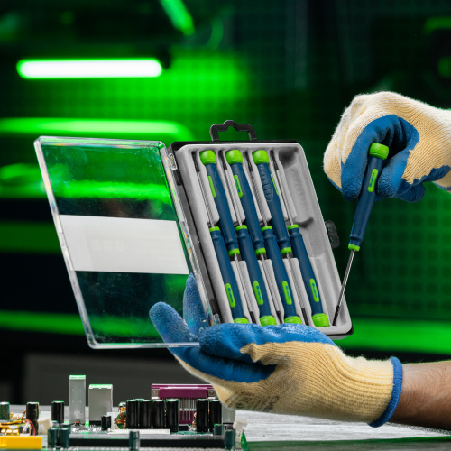 Набор отверток для точных работ универсальный, 8 шт, Crv Сибртех по ценам производителя в Екатеринбурге с доставкой по всей России