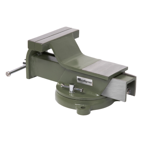 Тиски слесарные, 125 мм, стальные, поворотные Сибртех по ценам производителя в Екатеринбурге с доставкой по всей России