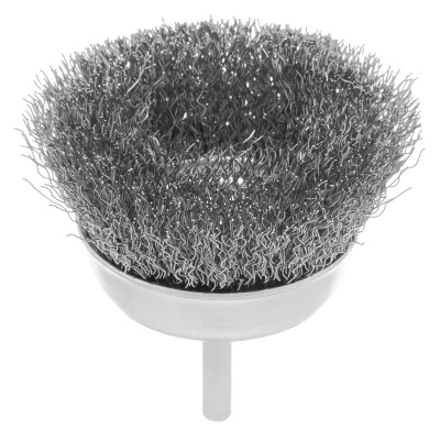 Щетка для дрели, 75 мм, "чашка" со шпилькой, витая проволока Сибртех по ценам производителя в Екатеринбурге с доставкой по всей России