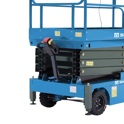 Подъемник самоходный электрический ножничный ведомый SKYER SPF1305 по ценам производителя в Екатеринбурге с доставкой по всей России