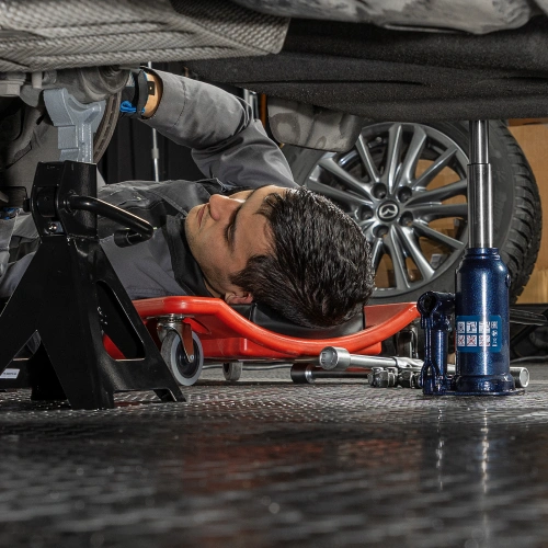 Домкрат гидравлический бутылочный телескопический, 2 т, подъем 170-380 мм Stels по ценам производителя в Екатеринбурге с доставкой по всей России