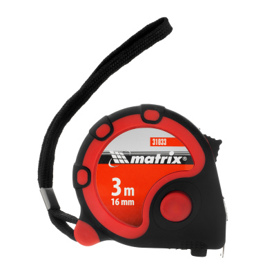 Рулетка Status 3 fixations,3 м х 16 мм,двухкомпонентный корпус,3 фиксации ленты Matrix по ценам производителя в Екатеринбурге с доставкой по всей России