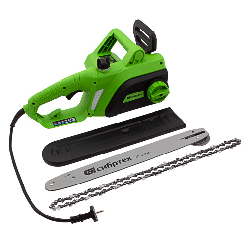 Пила цепная электрическая ПЦЭ-2200П с поперечным двигателем, 2.2 кВт, 16'' (40 см) Сибртех по ценам производителя в Екатеринбурге с доставкой по всей России