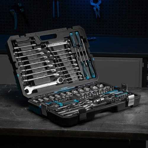 Набор инструментов, 1/4", 1/2", CrV, 120 зубьев, 101 предмет Gross по ценам производителя в Екатеринбурге с доставкой по всей России