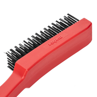 Щетка зачистная шестирядная, закаленная прямая проволока с пластиковой ручкой Matrix по ценам производителя в Екатеринбурге с доставкой по всей России