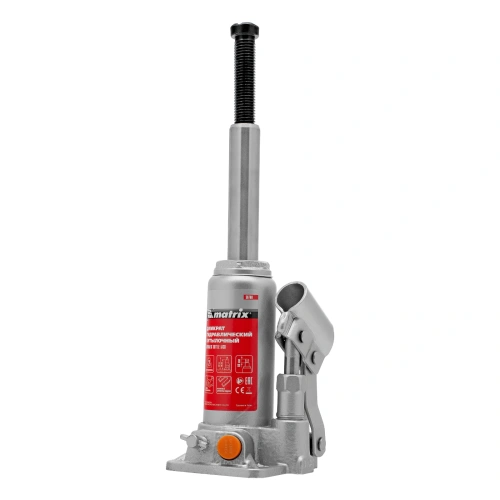 Домкрат гидравлический бутылочный, 2 т, h подъема 158-308 мм Matrix по ценам производителя в Екатеринбурге с доставкой по всей России