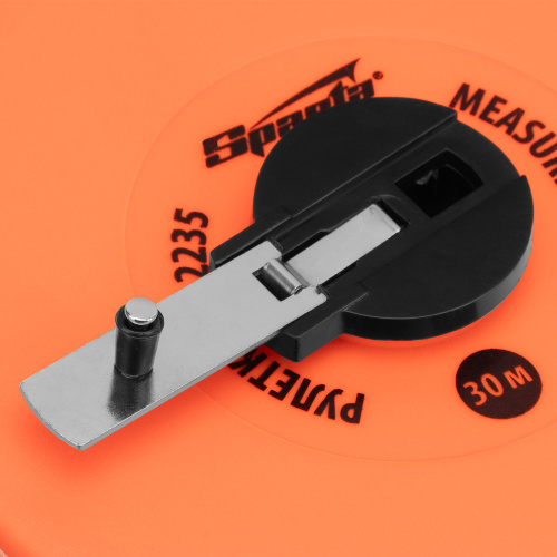 Рулетка геодезическая, 30 м х 12,5 мм, лента ПВХ, закрытый круглый корпус Sparta по ценам производителя в Екатеринбурге с доставкой по всей России