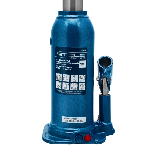 Домкрат гидравлический бутылочный, 10 т, h подъема 222-447 мм Stels по ценам производителя в Екатеринбурге с доставкой по всей России
