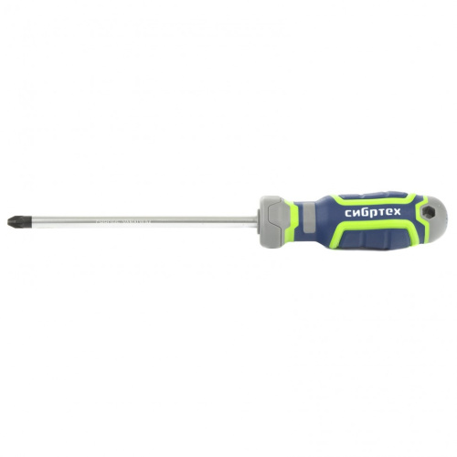 Отвертка PZ3 x 150 мм, CrV, четырехкомпонентная рукоятка Сибртех по ценам производителя в Екатеринбурге с доставкой по всей России