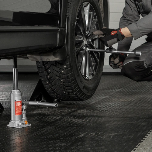 Домкрат гидравлический бутылочный, 2 т, h подъема 181-345 мм Matrix по ценам производителя в Екатеринбурге с доставкой по всей России