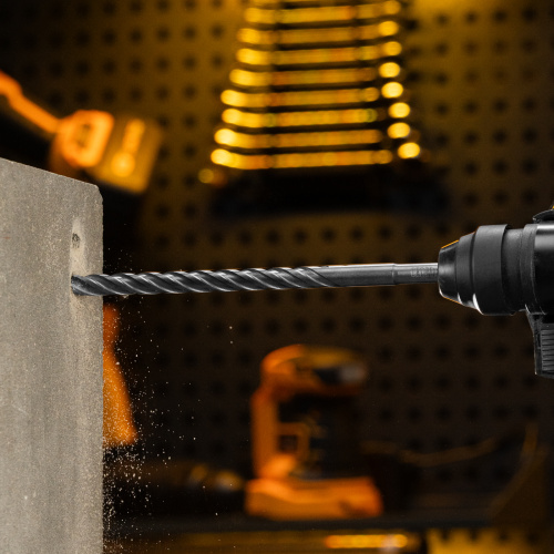 Бур по бетону, цельная крестовая пластина, 12x265 мм, SDS PLUS Denzel по ценам производителя в Екатеринбурге с доставкой по всей России