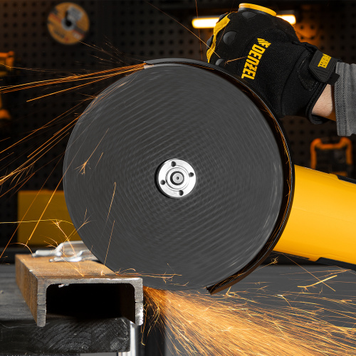 Машина шлифовальная угловая AG230-2400, 2400 Вт, 230 мм, 6000 об/мин Denzel по ценам производителя в Екатеринбурге с доставкой по всей России