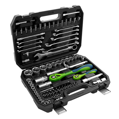 Набор инструментов 82 предмета, CrV, 1/2", 1/4" Сибртех по ценам производителя в Екатеринбурге с доставкой по всей России