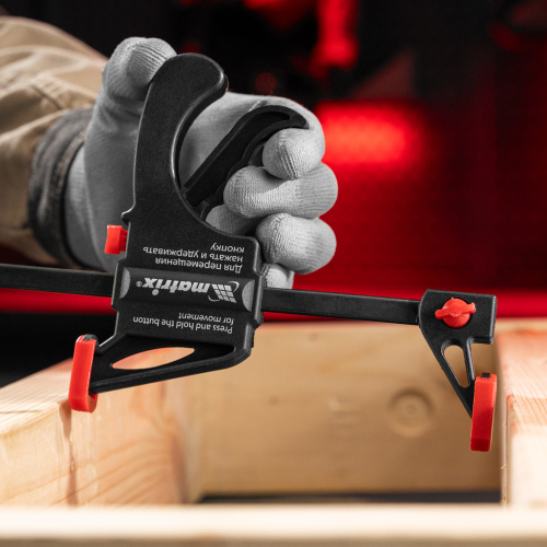 Струбцина универсальная, быстрозажимная, F-образная, 450 х 565 х 45 мм, пластиковый корпус Matrix по ценам производителя в Екатеринбурге с доставкой по всей России