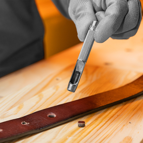 Набор пробойников для кожи 3 4 5 6 7 8 9 10 12 14 16 19 мм, 12 шт, чехол Сибртех по ценам производителя в Екатеринбурге с доставкой по всей России